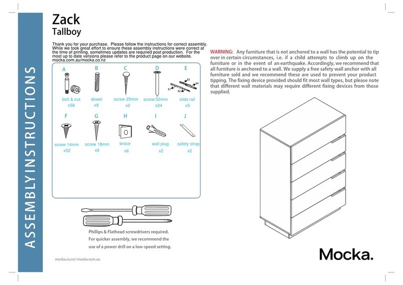 Mocka Zack Assembly instructions