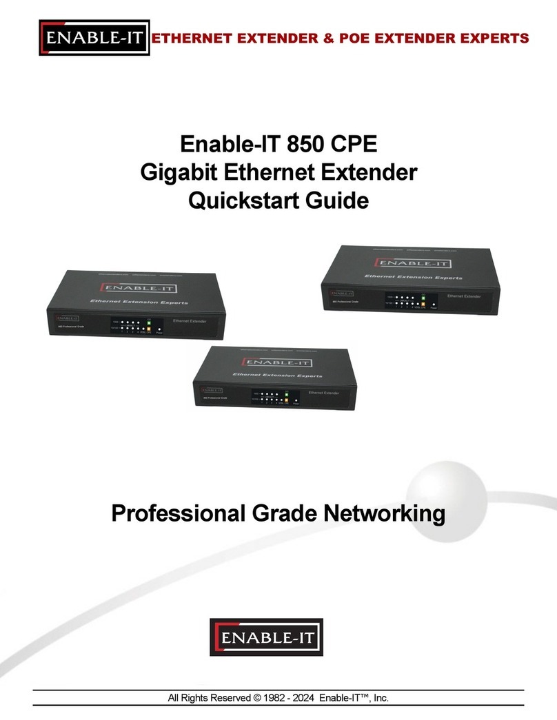 Enable-IT 850 CPE User manual