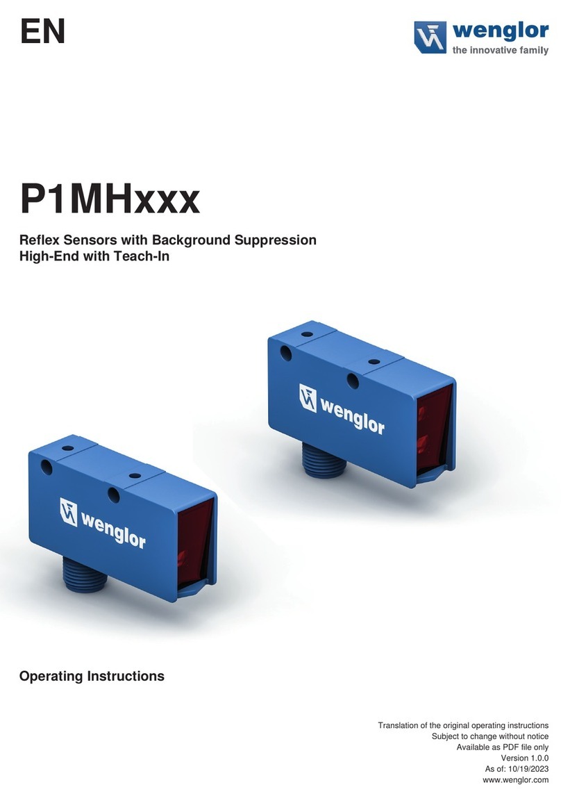 Wenglor P1MH Series User manual