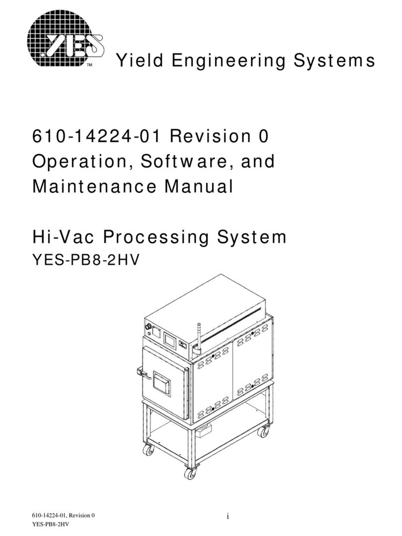 Yes YES-PB8-2HV Operation and maintenance manual
