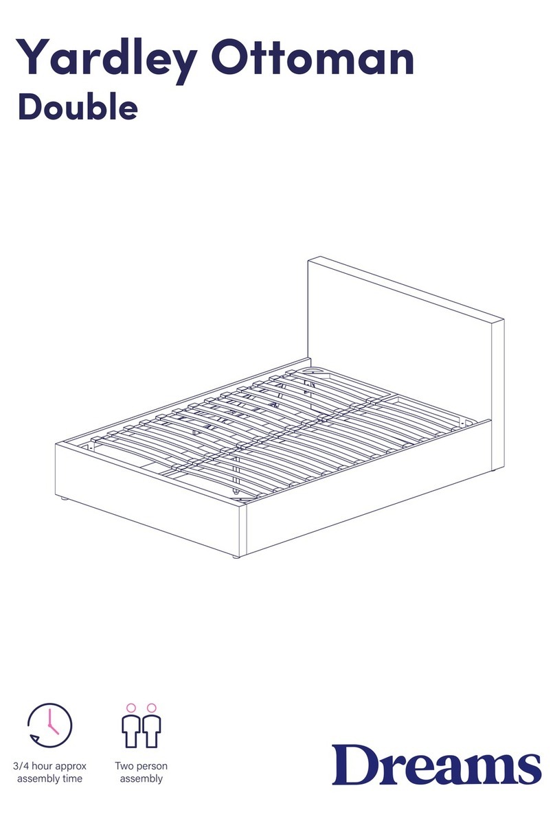 DREAMS Yardley Double Ottoman User manual