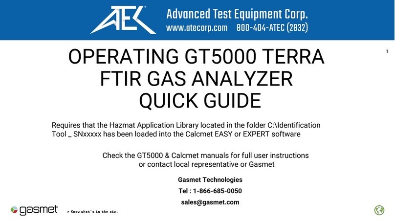 Gasmet GT5000 quick guide