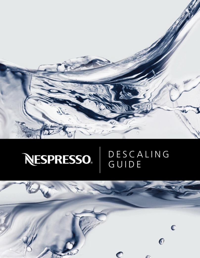 Nespresso ESSENZA MANUAL User manual