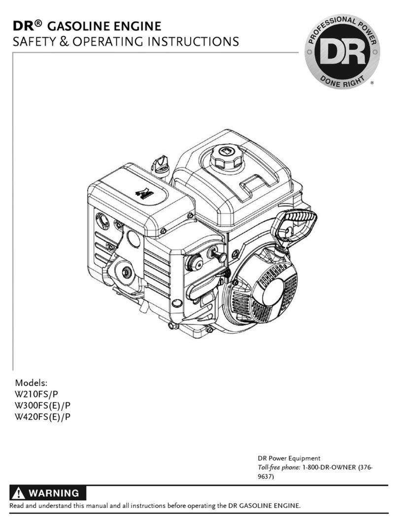 DR W210FS/P Safety & Operating Instructions