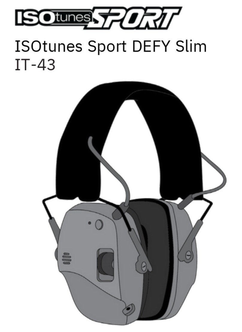 ISOtunes SPORT Defy Slim IT-43 manual