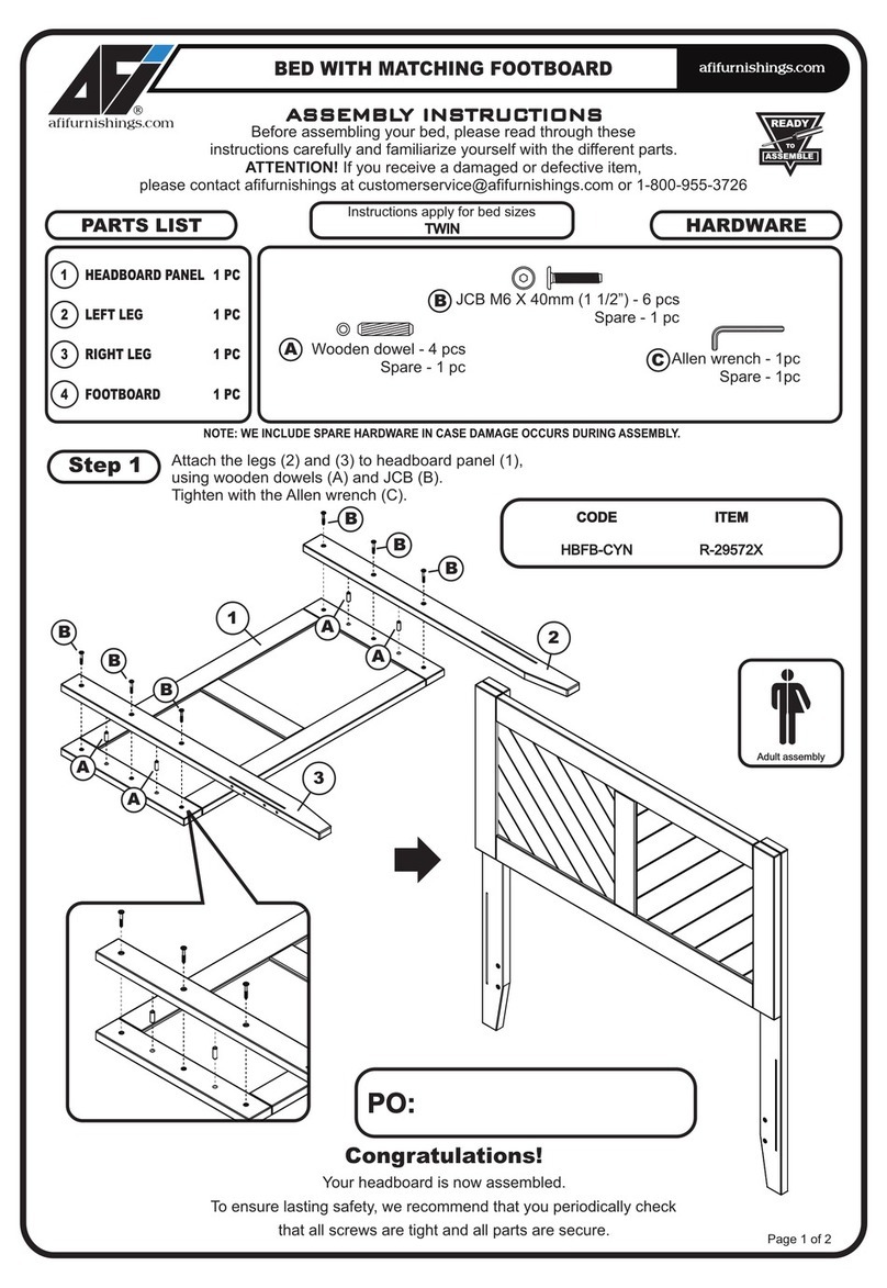 AFi HBFB-CYN User manual
