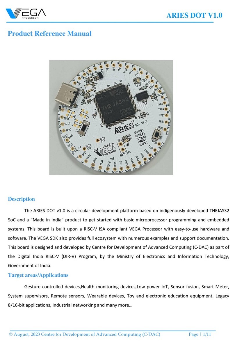 Vega ARIES DOT V1.0 Product reference manual
