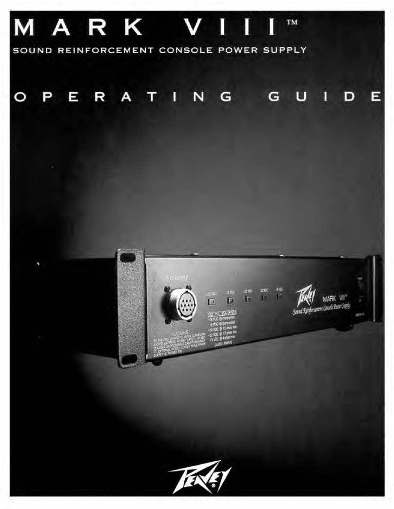 Peavey MARK VIII operating guide