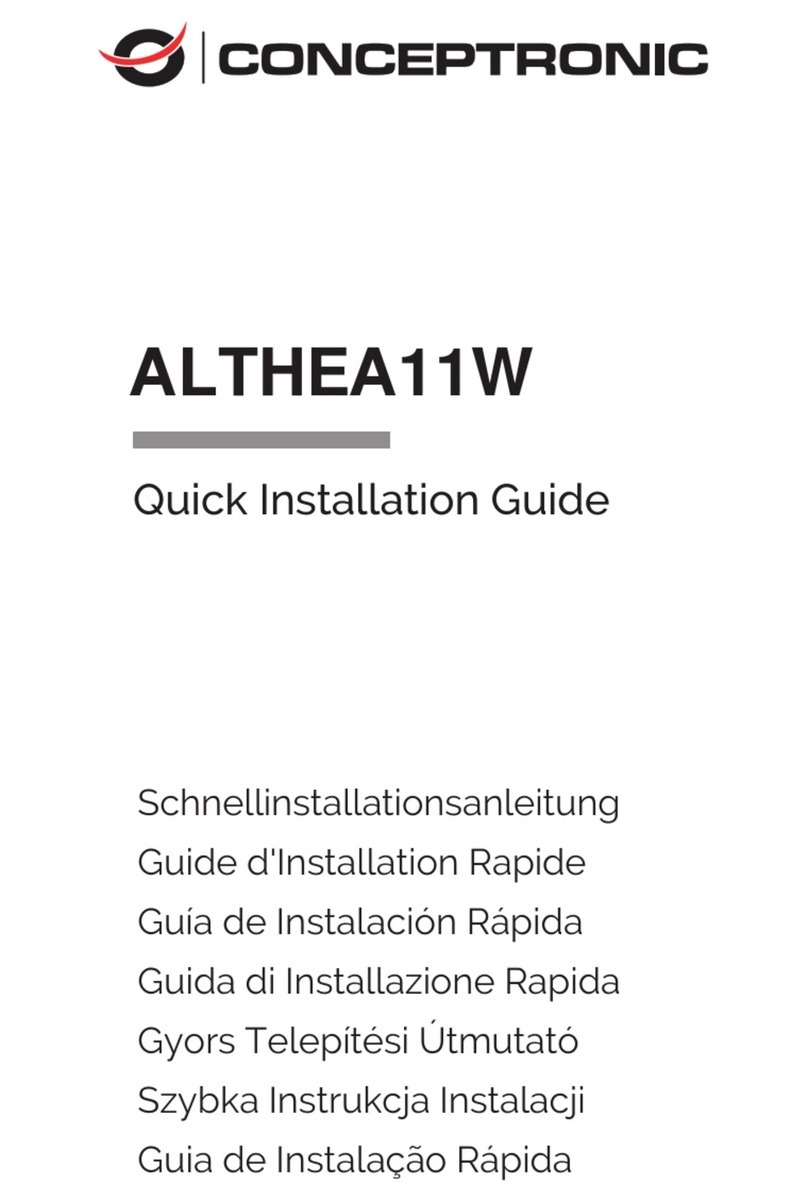 Conceptronic ALTHEA11W Quick installation guide