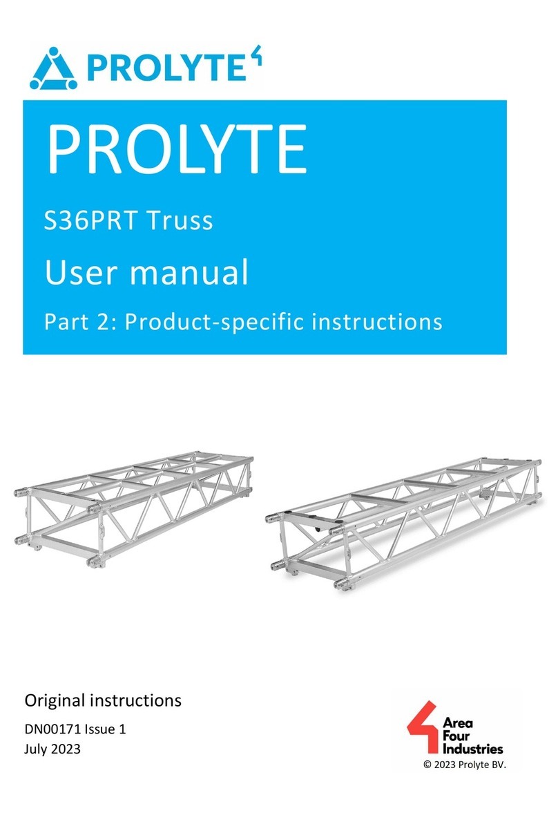 Prolyte S36PRT Truss user manual