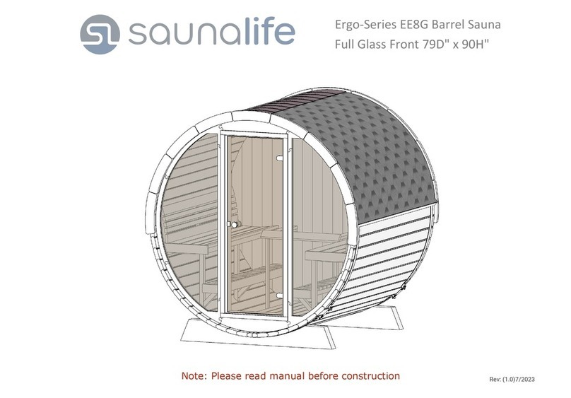 saunalife Ergo Series installation manual