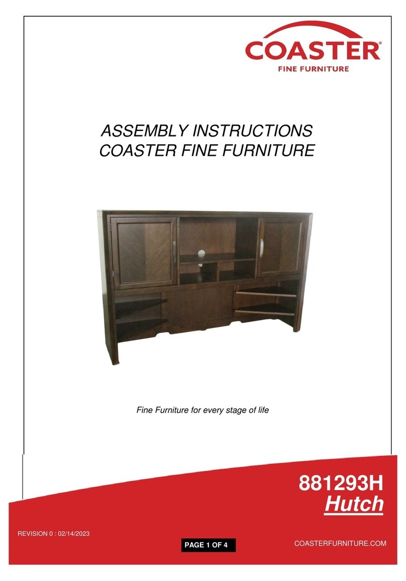Coaster 881293H Assembly instructions