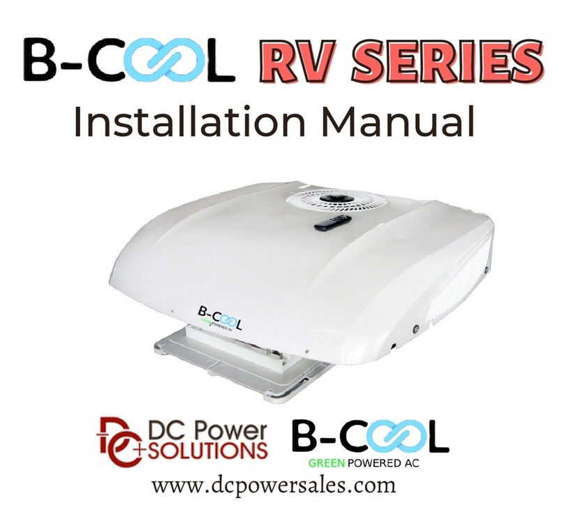 DC Power Solutions B-COOL RV Series User manual