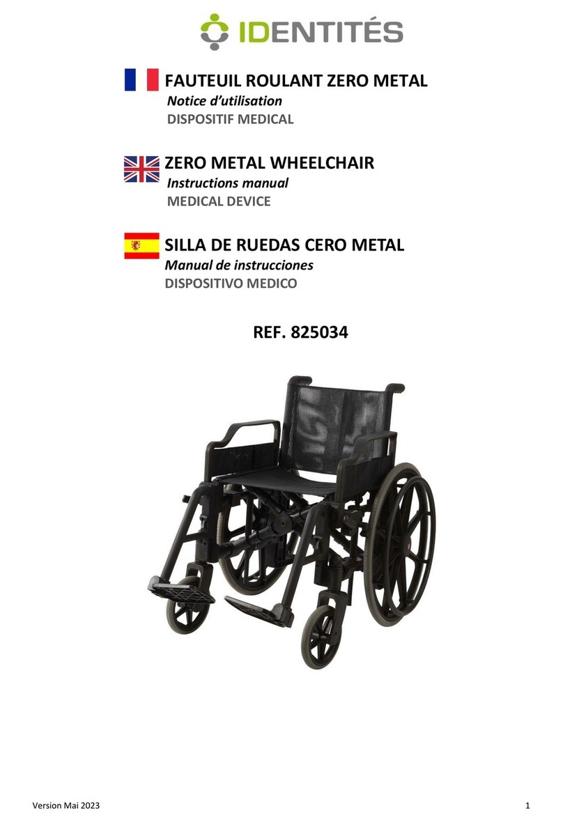 identités ZERO 825034 User manual