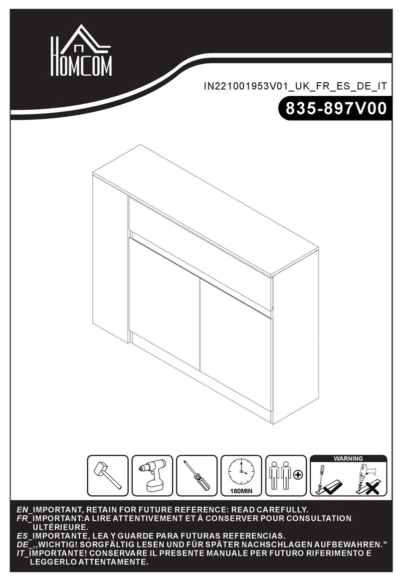 HOMCOM 835-897V00 User manual
