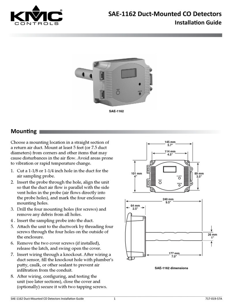 KMC Controls SAE-1162 installation guide