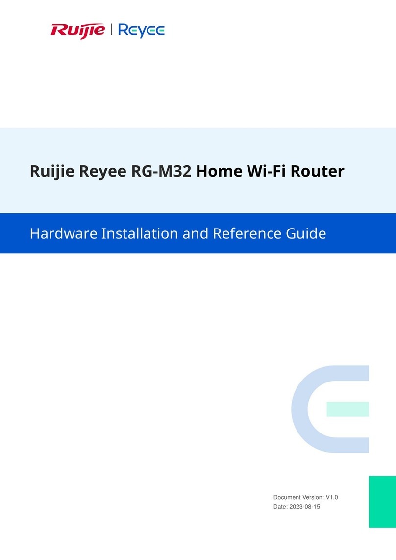 Ruijie Reyee RG-M32 Installation and operating manual