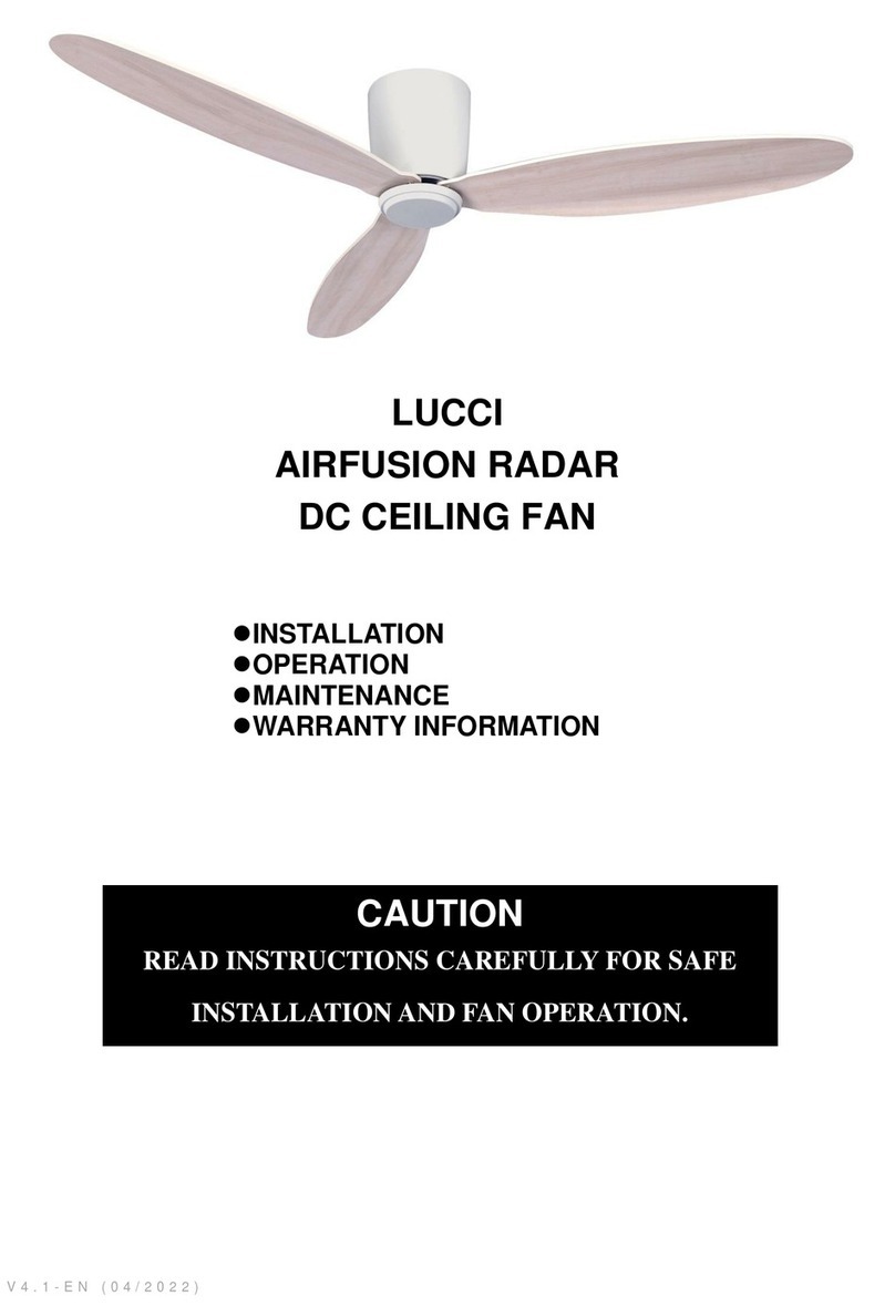 LUCCI Air Airfusion Radar manual