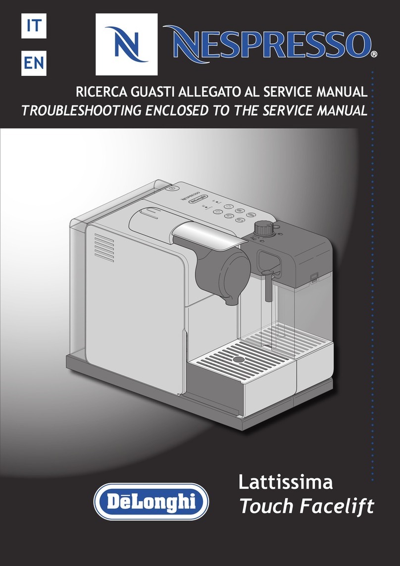 DeLonghi NESPRESSO Lattissima Touch Facelift Operating instructions