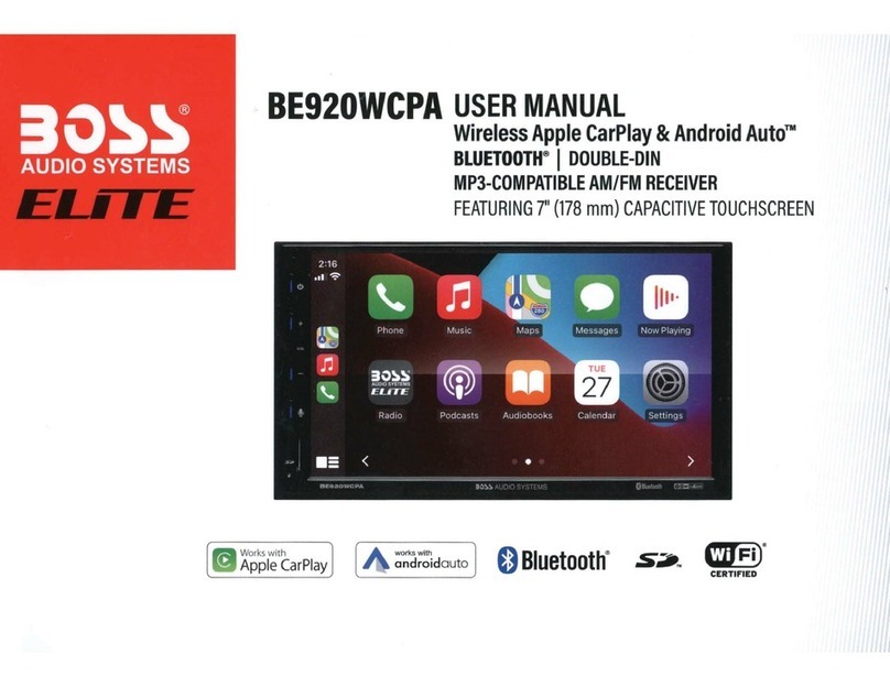 Boss Audio Systems ELITE BE920WCPA User manual