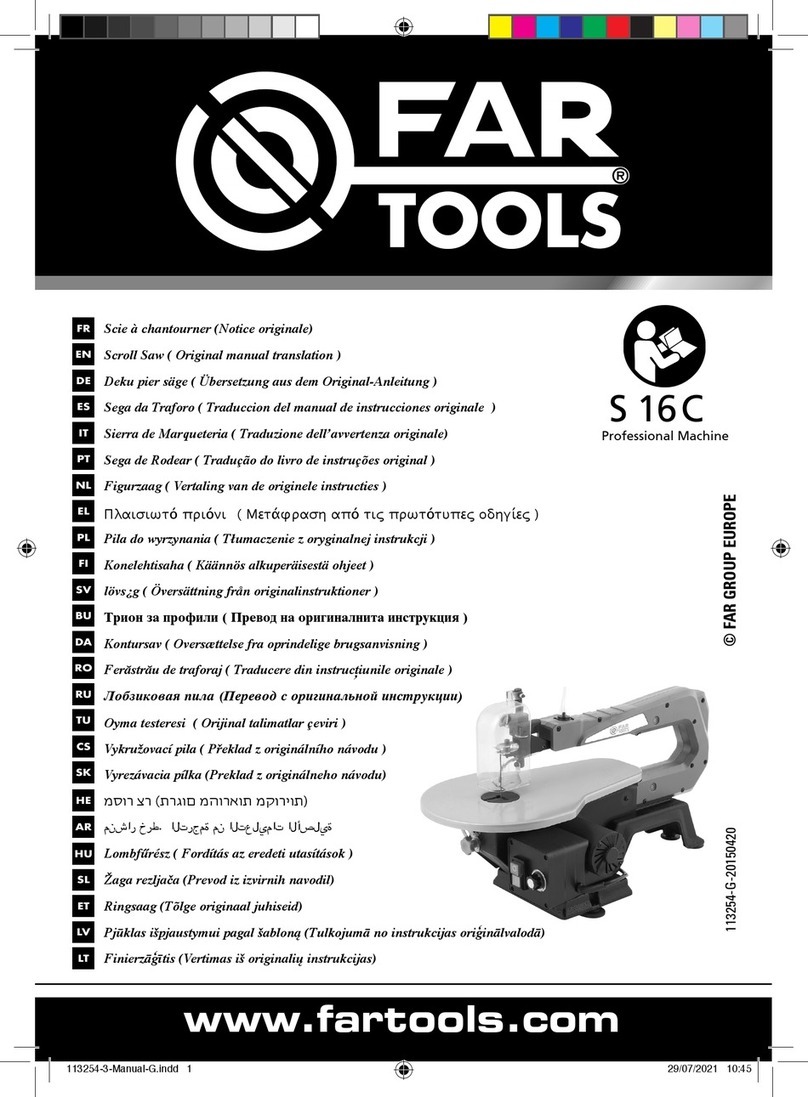 Far Tools S 16C Use and care manual