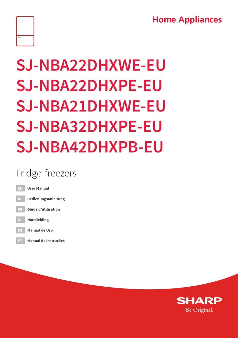 Sharp SJ-NBA22DHXWE-EU User manual