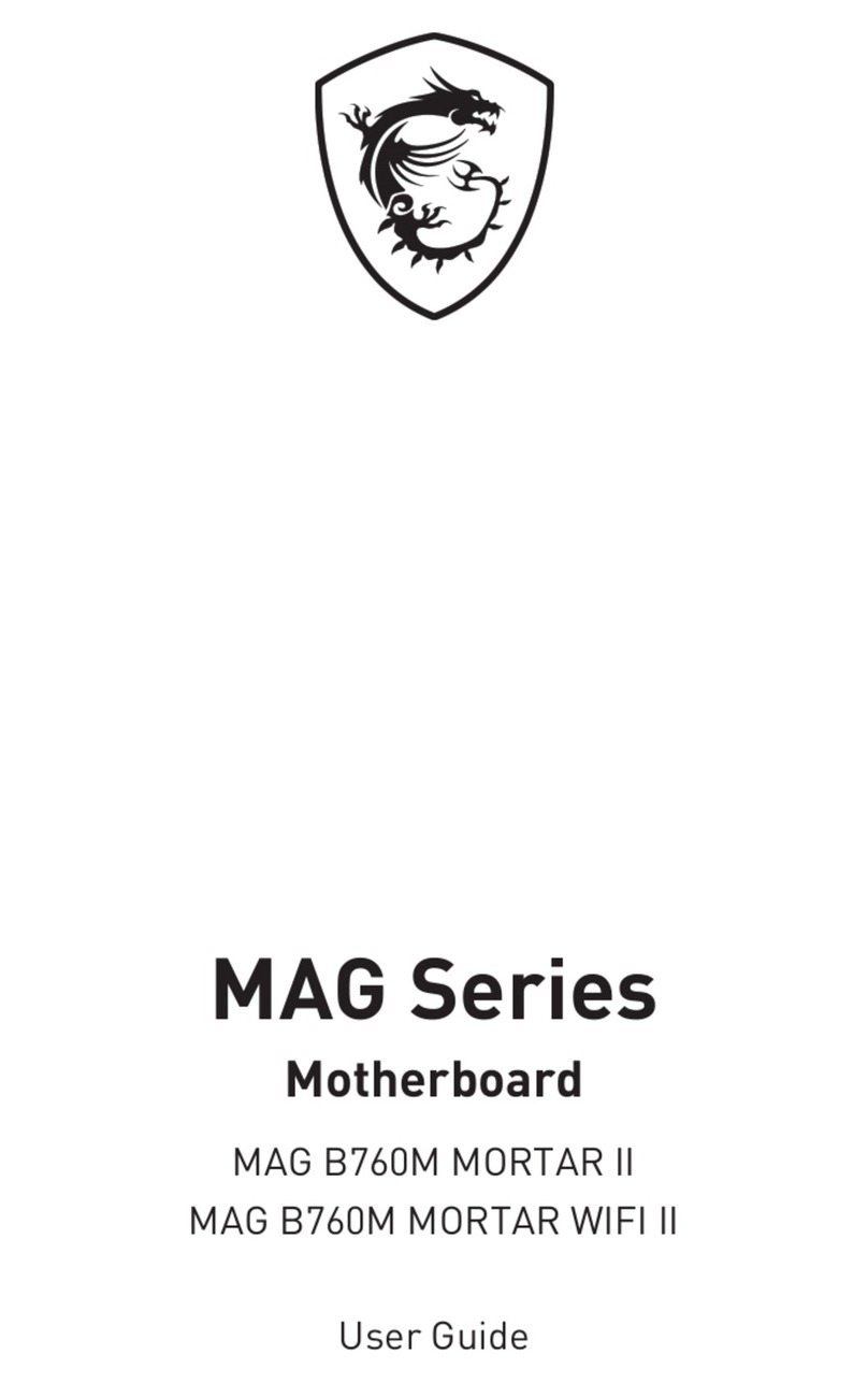 MSI MAG Series User manual