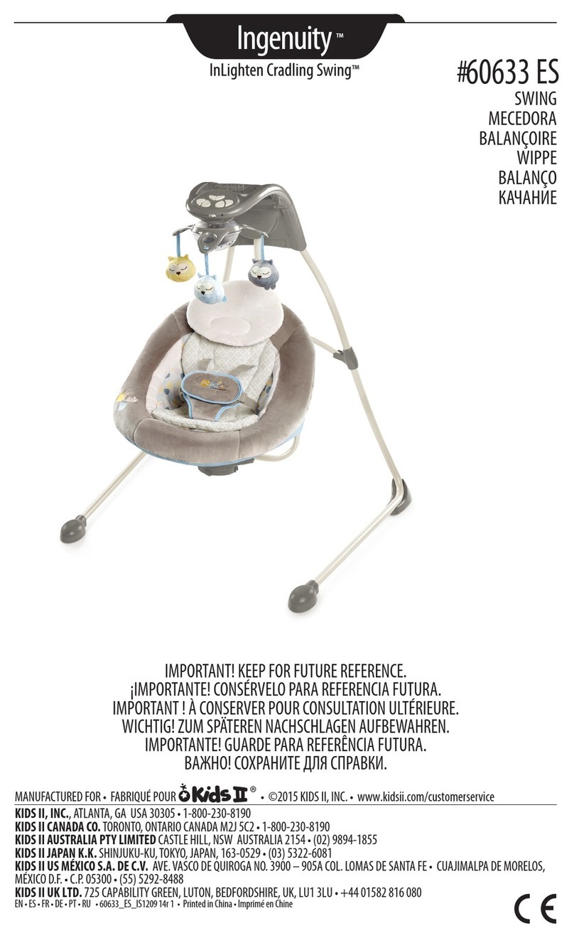 Kids II Ingenuity 60633 ES manual