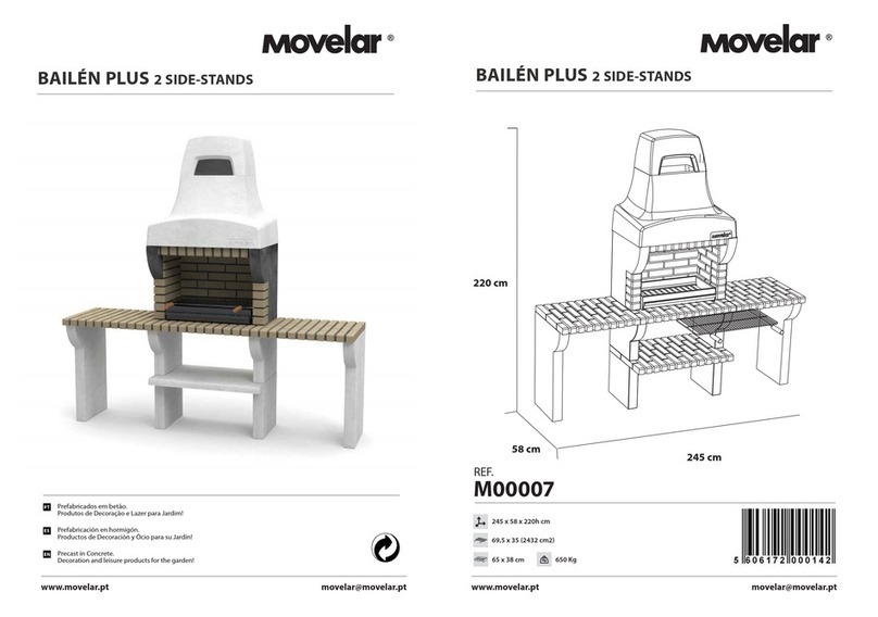 Movelar BAILEN PLUS 2 SIDE-STANDS User manual