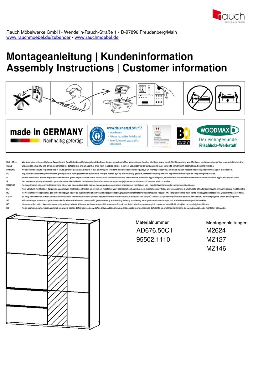 Rauch AD676.50C1 Assembly instructions