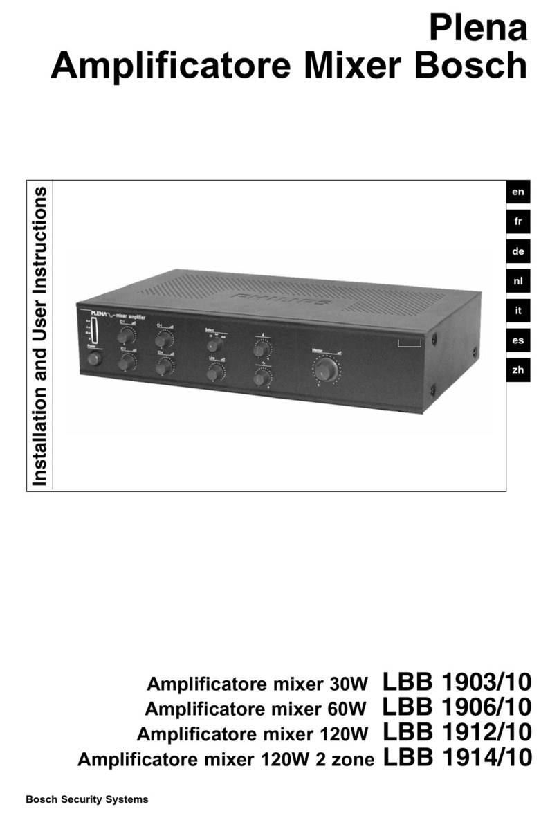 Bosch LBB 1903/10 Installation and user instructions