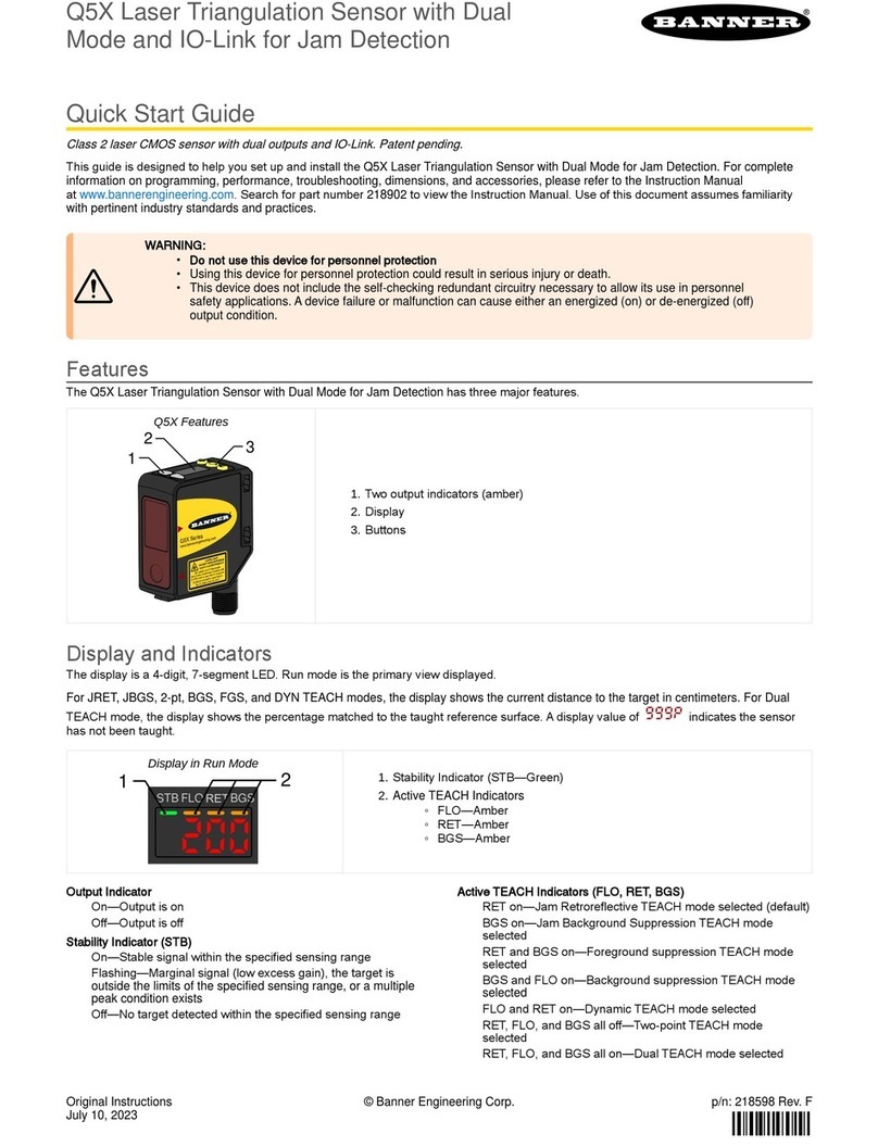 Banner Q5X quick start guide