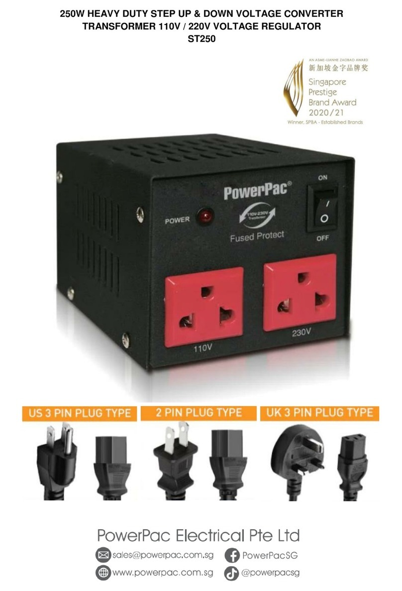 PowerPac ST250 manual