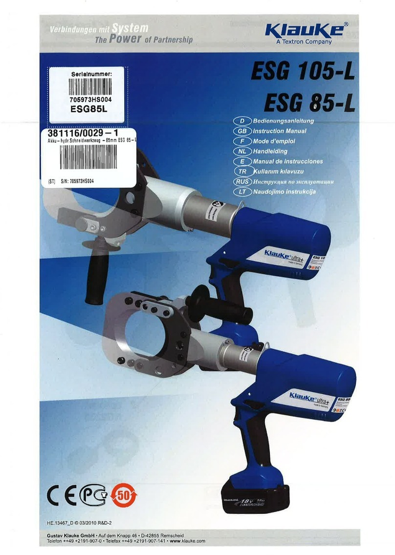 Textron ESG105L User manual