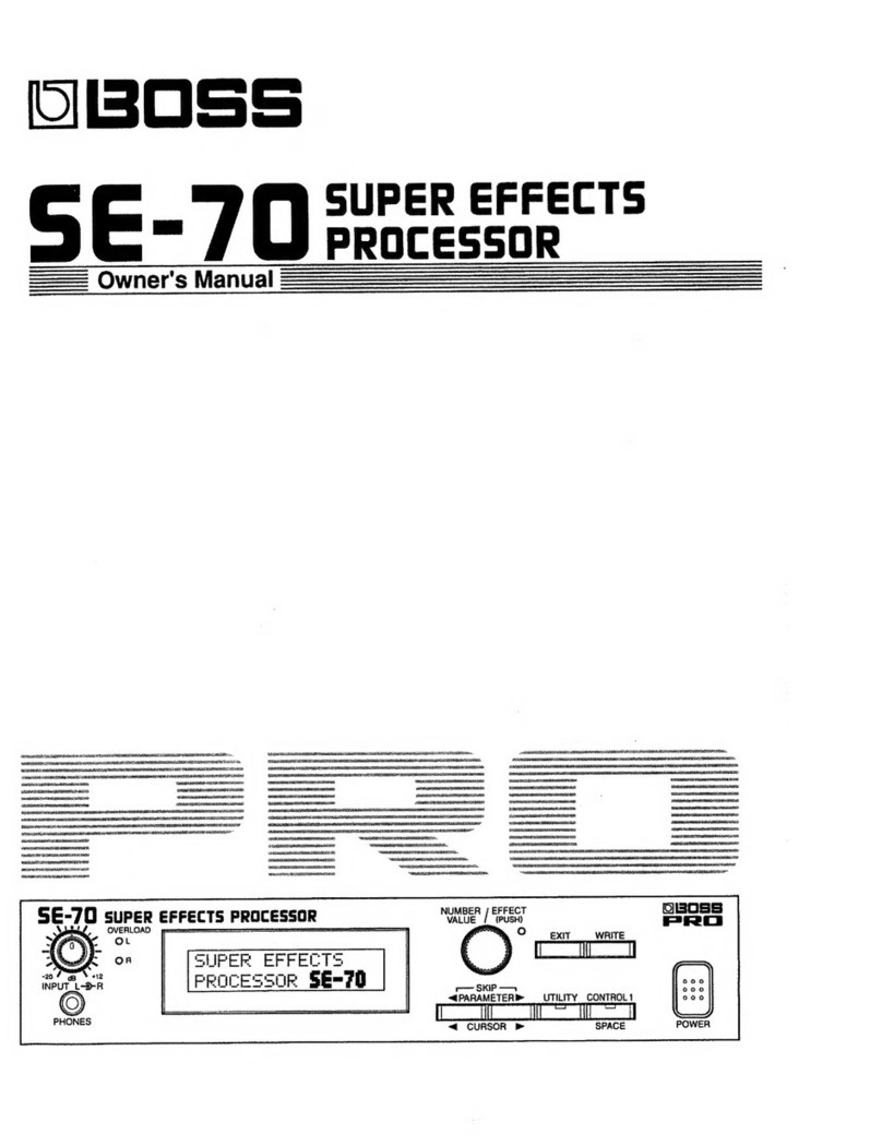 BOSSCO PRO SE-70 User manual
