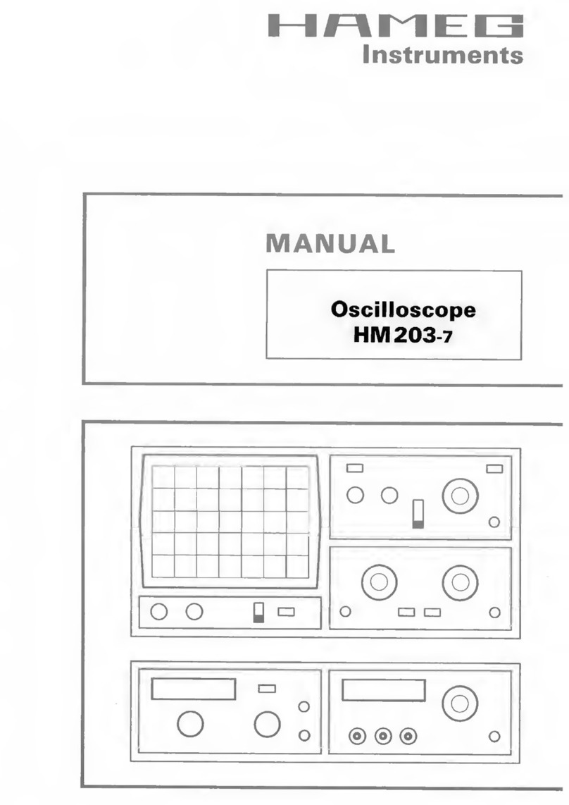 Hameg HM 203-7 manual