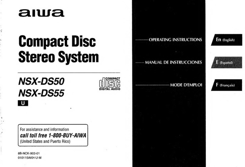 Aiwa NSX-DS50 User manual