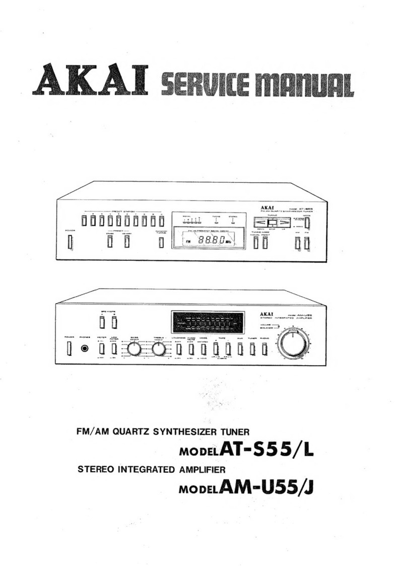 Akai AT-S55/L User manual