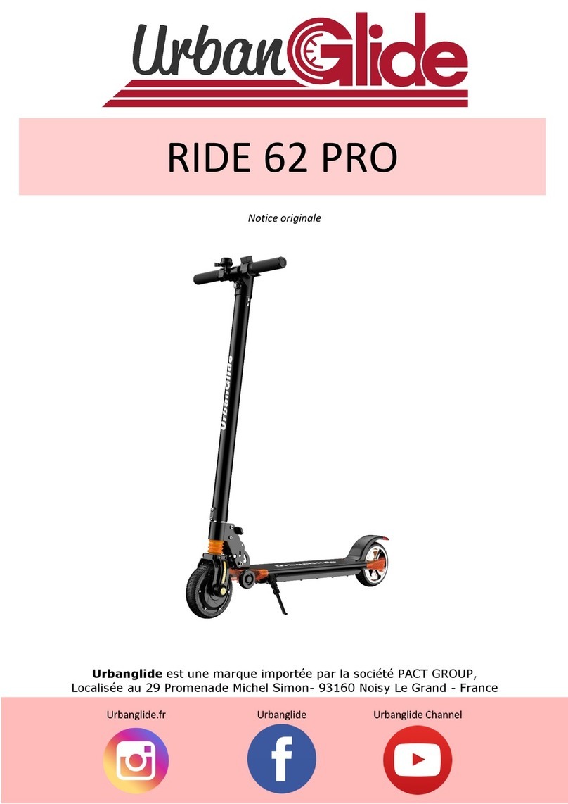 URBANGLIDE RIDE 62 PRO Operation instructions