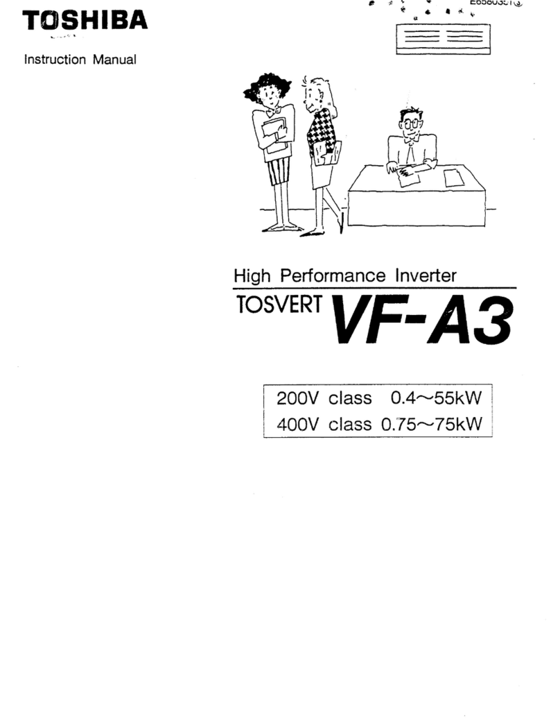 Toshiba Tosvert VF-A3 User manual