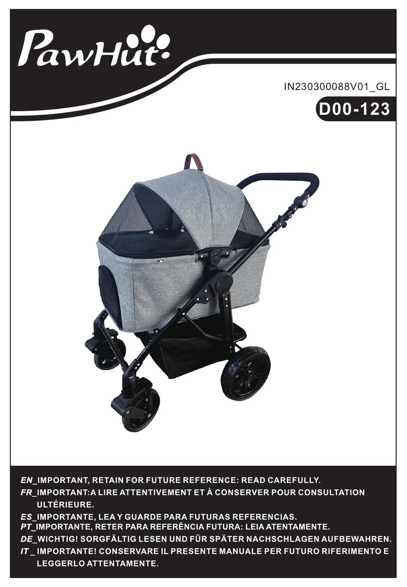 PawHut D00-123 User manual PawHut D00-123 User manual