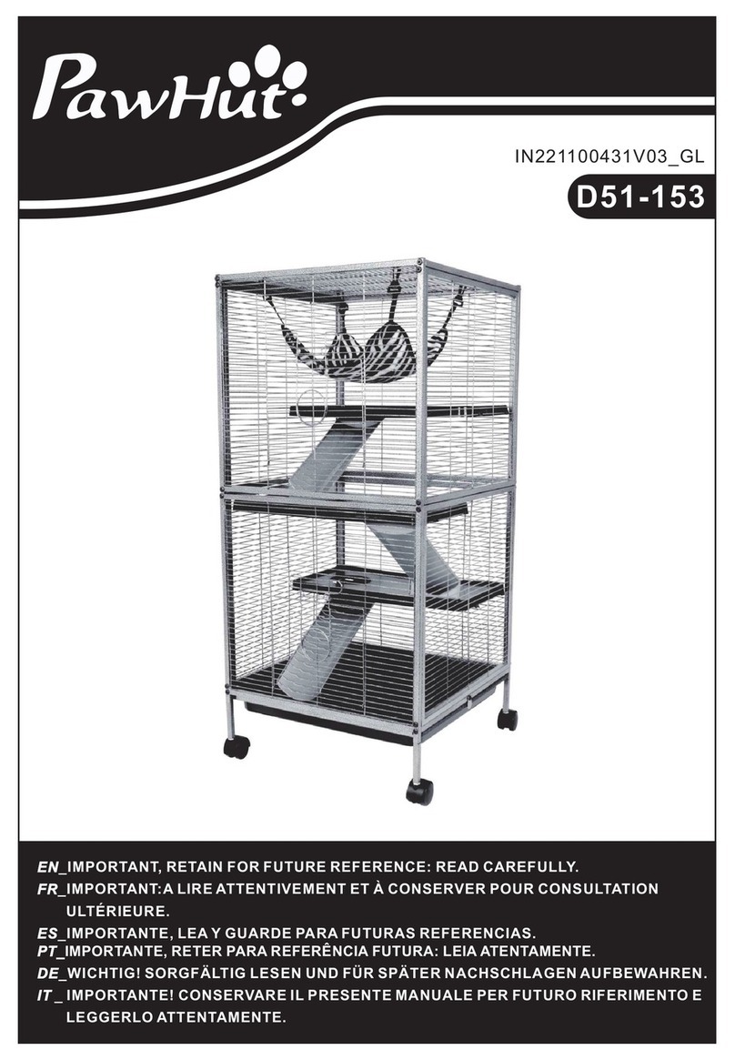 PawHut D51-153 User manual PawHut D51-153 User manual