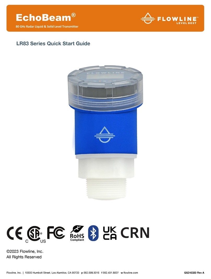 FlowLine EchoBeam LR83 Series User manual
