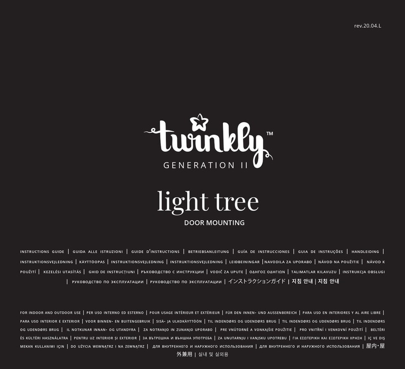 Twinkly light tree TWWT050SPP-BEU Instruction guide