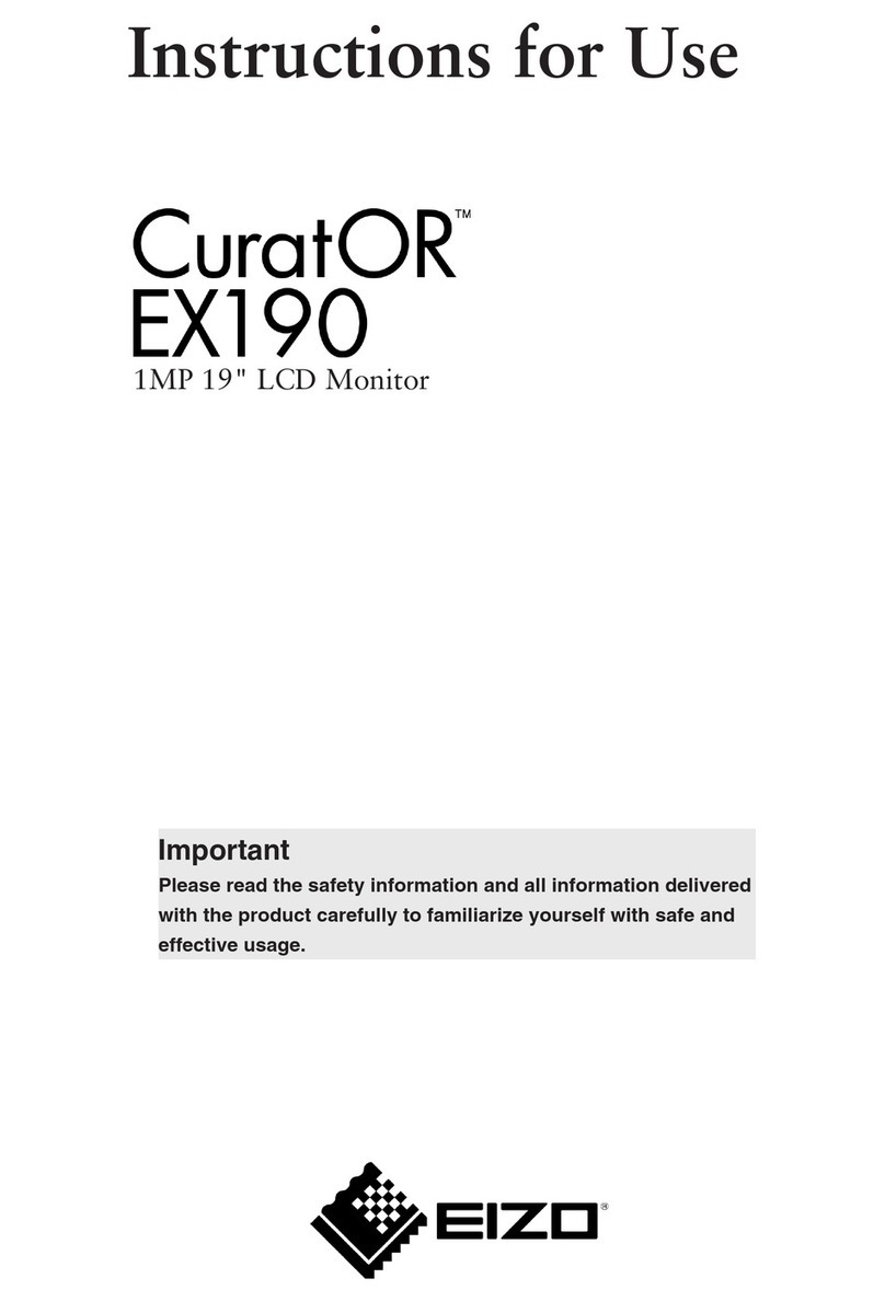 Eizo CuratOR EX190 User manual