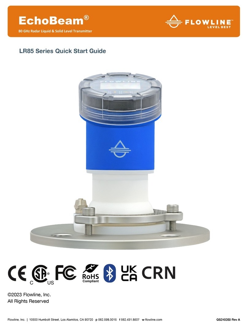 FlowLine EchoBeam LR85 Series User manual