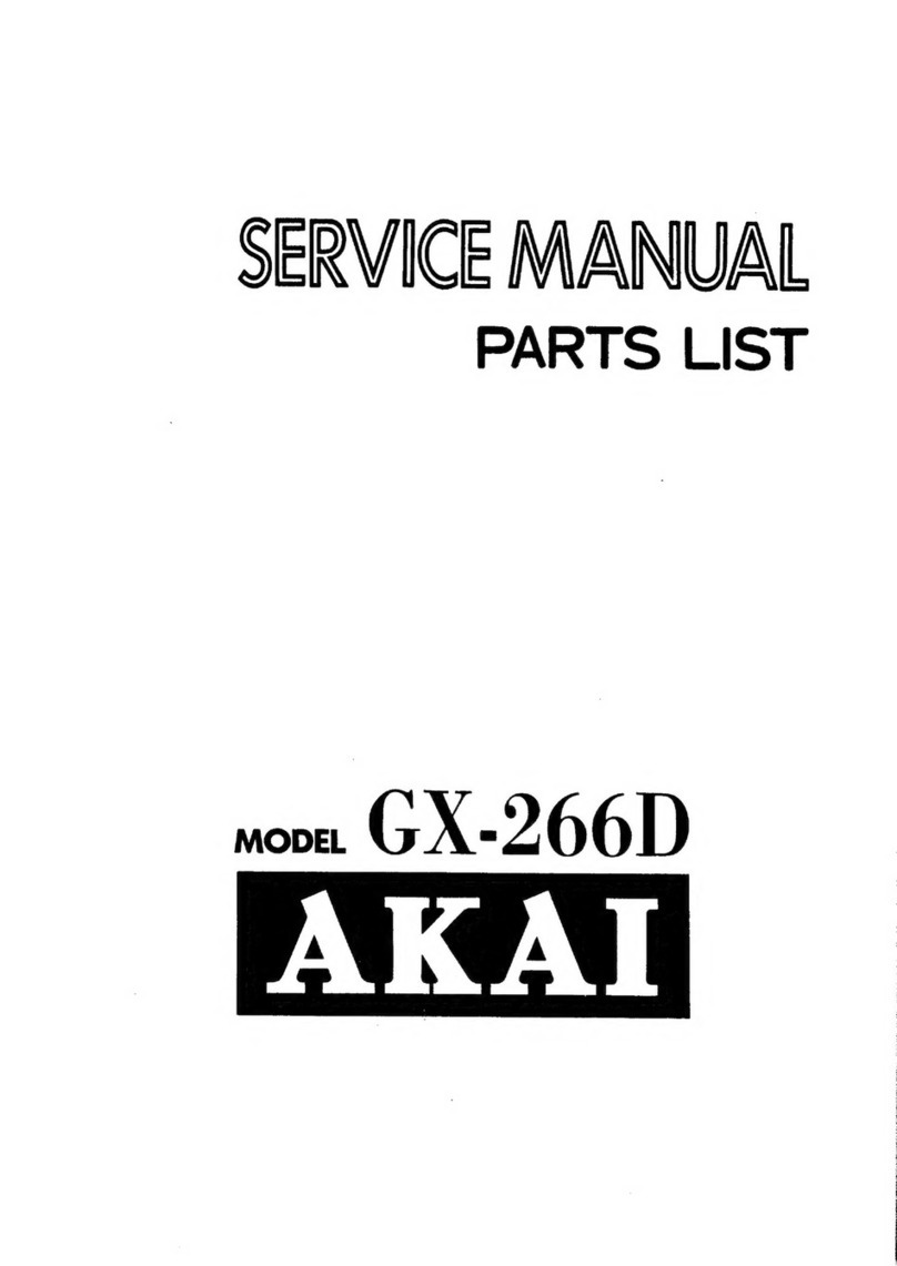 Akai GX-266D User manual