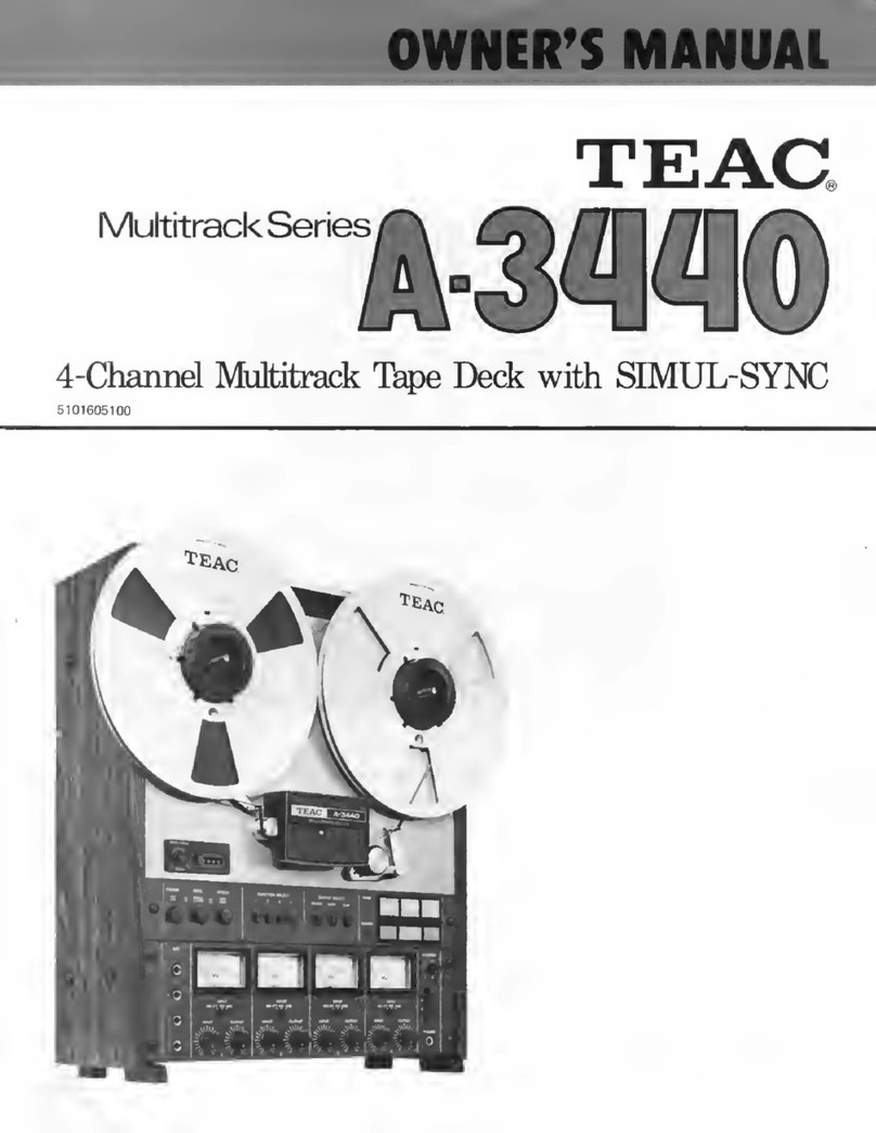 Teac Multitrack Series User manual