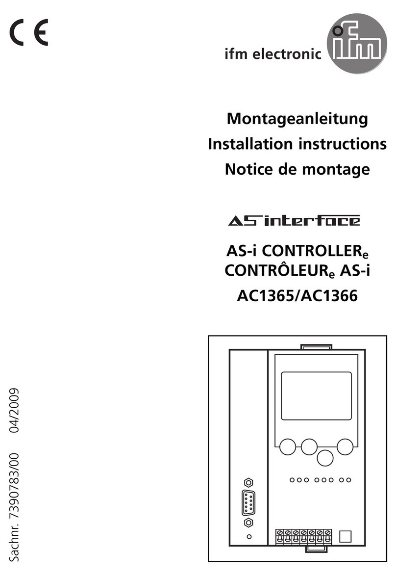 IFM Electronic AS-Interface AS-i ControllerE AC1365 User manual