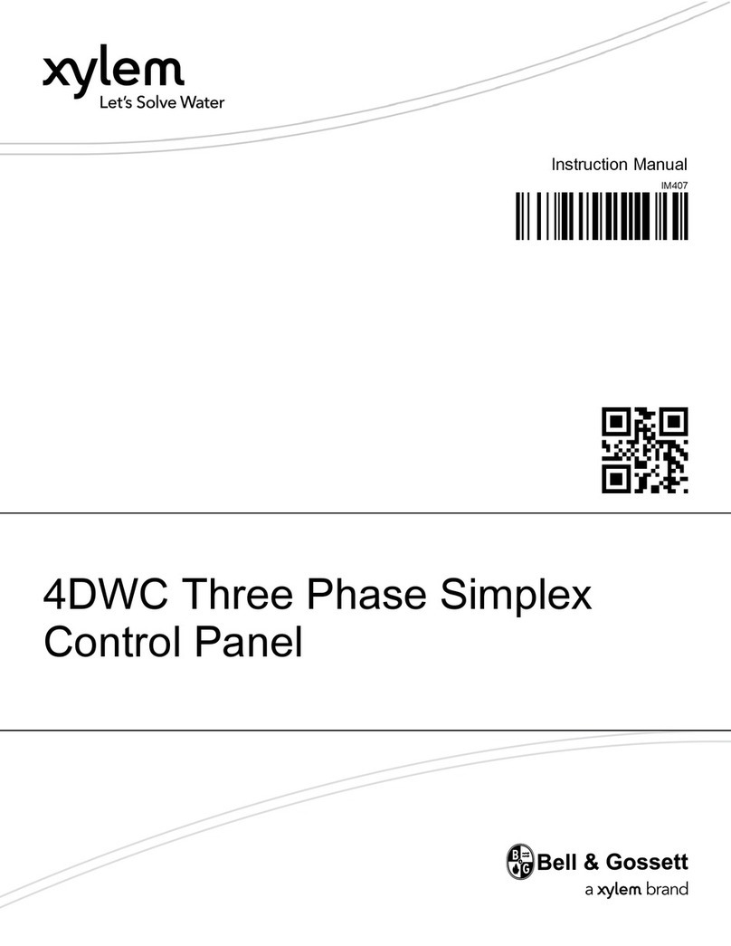 Xylem Bell & Gossett 4DWC instruction manual